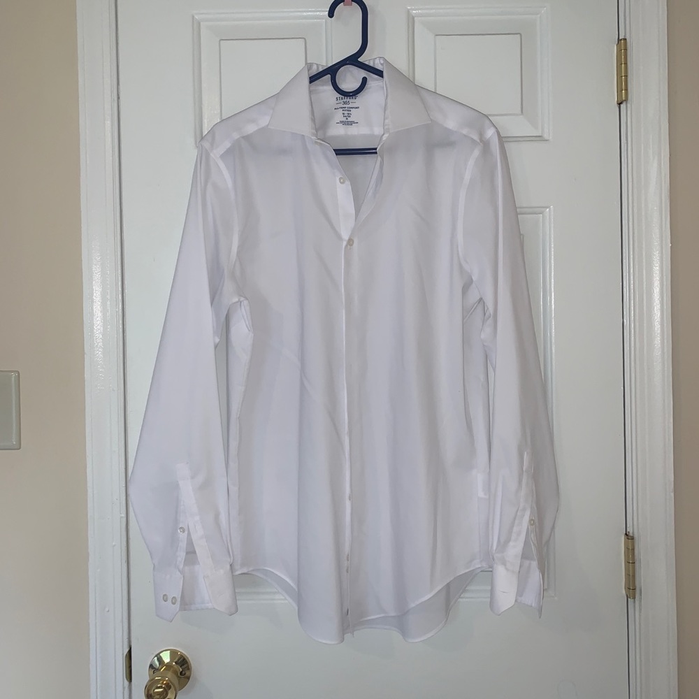 Stafford Comfort Fitted Dress Shirt